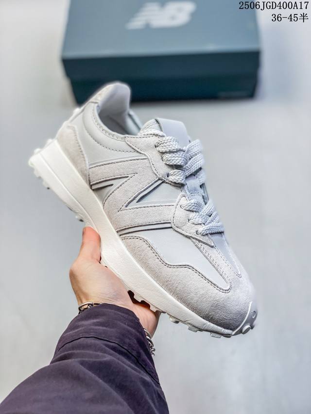 New Balance Ms327 retro casual sports jogging shoes are designed in a purer retr