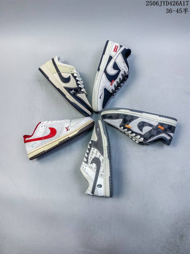 Nike Sb Dunk Low X Bape White Grey Hook Company-level product, highly recommende