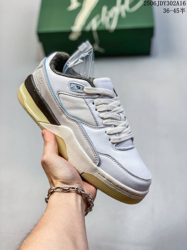 Who Decides War x Nike Jordan Flight Court Ate Anti-slip Wear-resistant Low-top