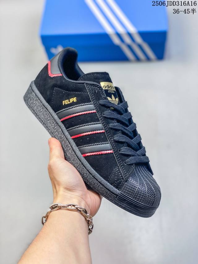 Adidas Originals Superstar non-slip wear-resistant lightweight breathable low-to