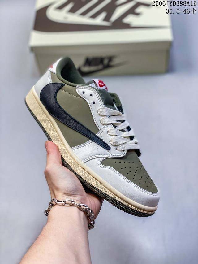 Corporate-level Aj1 Travis Scott X Air Jordan 1 "Reverse Mocha" Aj1 Joe 1 Ts Lig