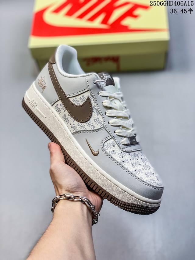 Limited edition overseas sale! Corporate-level Nike Air Force 1 '07 Low "Stussy