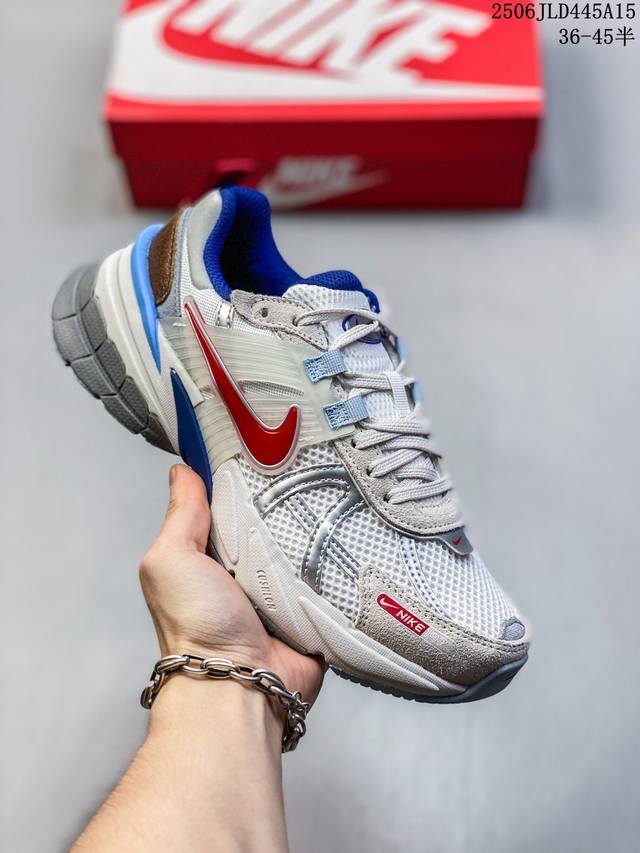 Corporate Nike V2K Run running shoes Retro style mesh breathable sports shoes gr