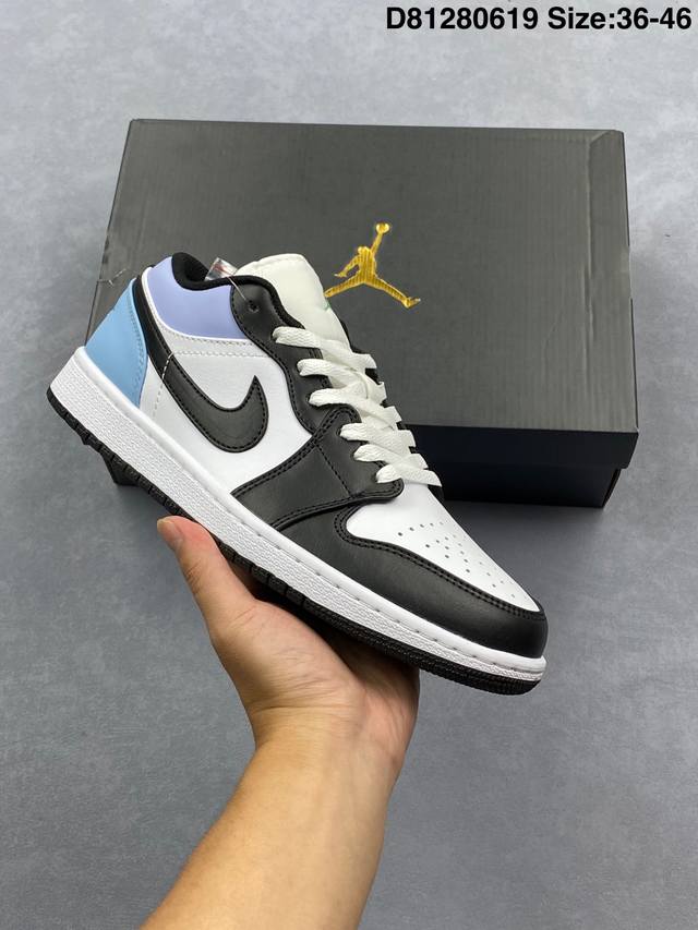 Jordan Air Jordan 1 Low low-top retro culture casual sports basketball shoes. Th