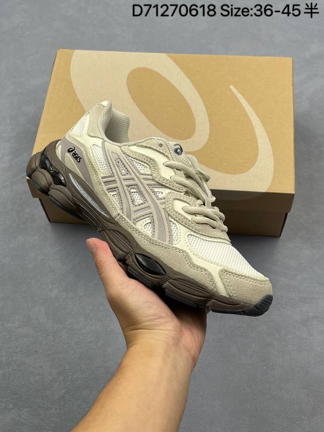Corporate-level Asics Gel-Nyc Asics breathable mesh upper with some synthetic le