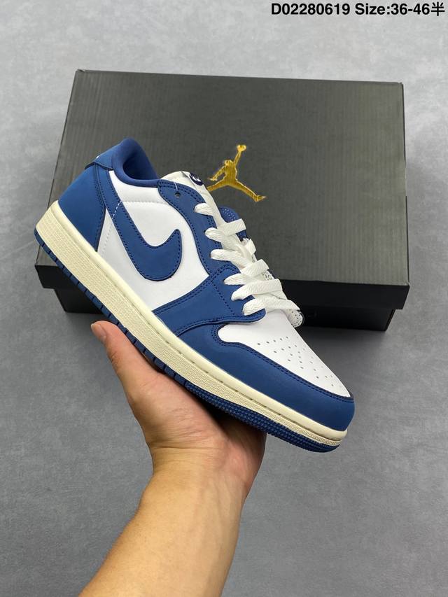 Jordan Air Jordan 1 Low low-top retro culture casual sports basketball shoes. Th
