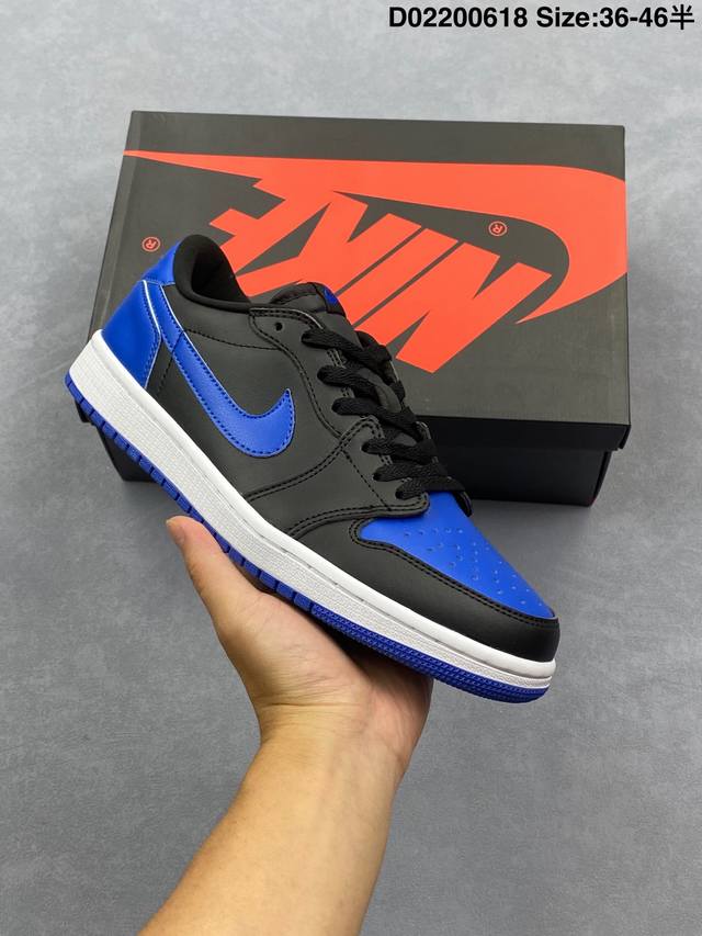 Jordan Air Jordan 1 Low '85 "Royal" Black Blue Item No.: Ib198 04 Size: 36 36.5