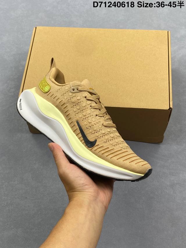 Nike Reactx Infinity Run 4 Marathon running shoes Lightweight upper with a new p
