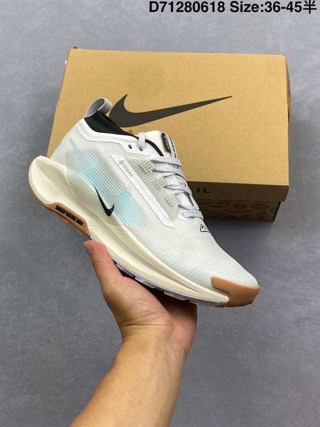 Corporate-level Nike Reactx Pegasus Trail 5 Gtx cross-country running shoes The