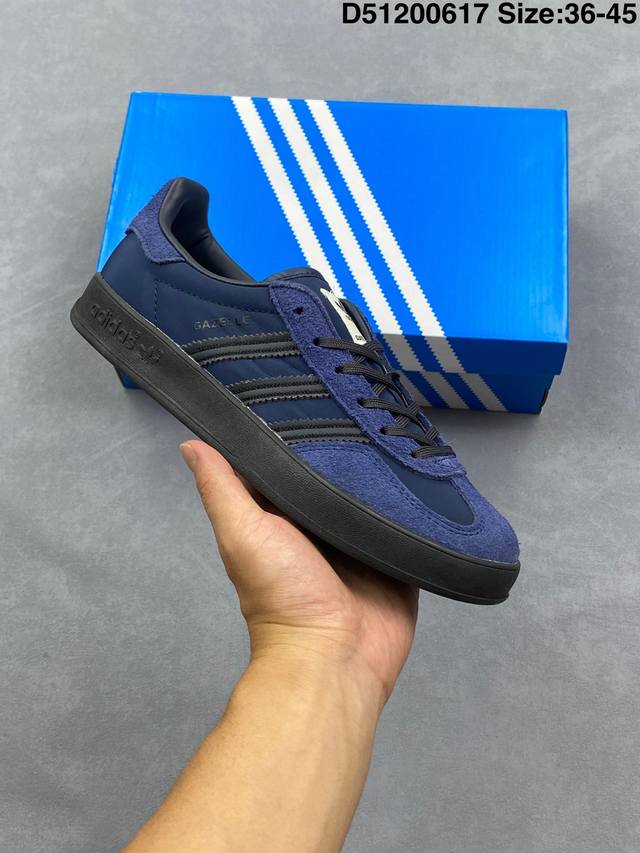 Ad Originals Gazelle Indoor Navy Blue! S2 Edition! High-end retail batch! Sizes