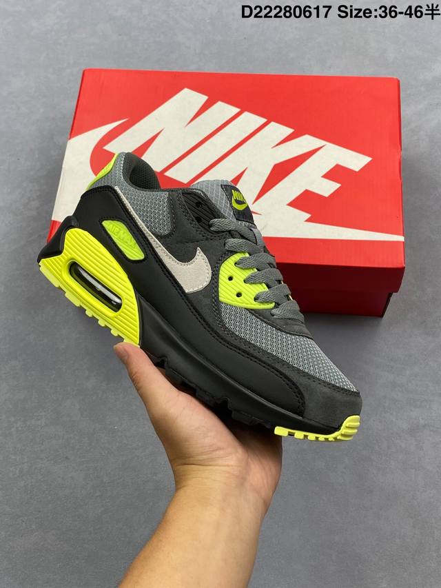Nk Air Max 90 air cushion retro shock-absorbing running shoes Dm0029-012 Classic