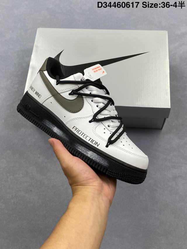 Customized Nike Air Force 1'07 Low Denim Small Hook Air Force One Low-top Casual