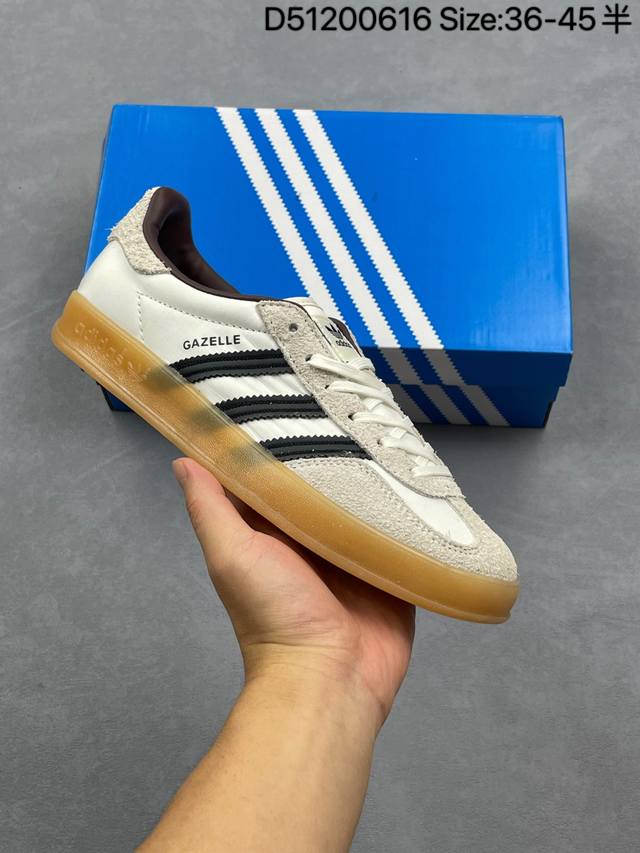 Adidas Ad Gazelle Indoor Trainers Low-top Retro Versatile Leisure Sports German
