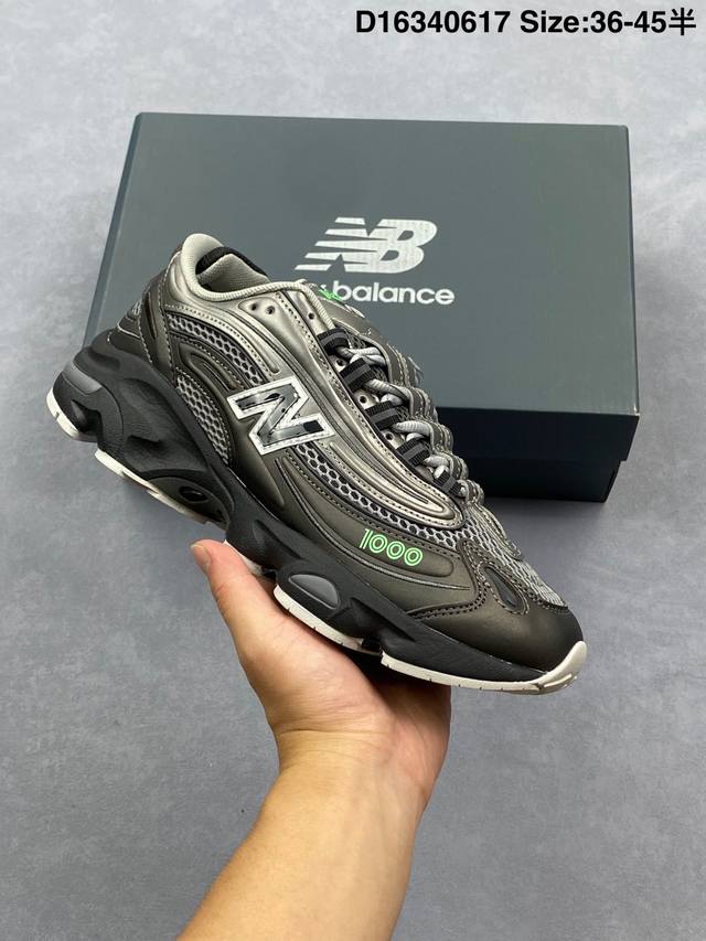 Corporate-level New Balance 1000 series low-top retro daddy style casual sports
