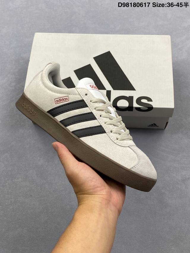 Adidas Neo Vl Court 2.0 versatile single item suede non-slip wear-resistant ligh