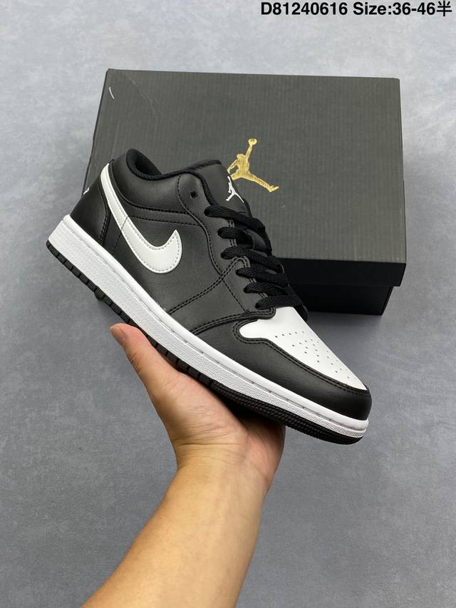 Air Jordan 1 Low Orca Low-top Black and White Aj1 Jordan 1 Aj1 Jordan 1 Low-top