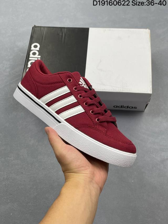 Adidas Gvp Canvas Str Men's and Women's Shoes Tennis Culture Shoes Campus Shoes