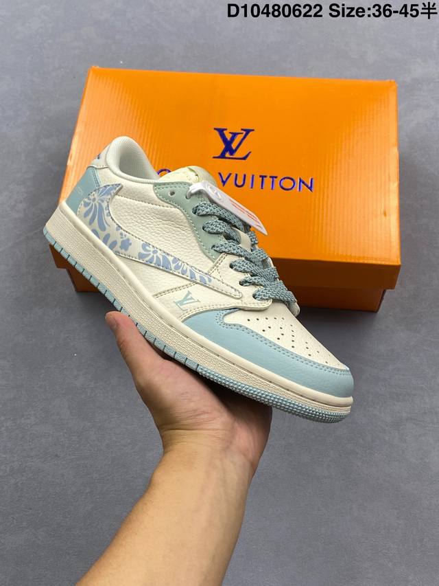 Travis Scott x Fragment Design x Air Jordan 1 Low Og Sp Aj1 Joe 1 Givenchy joint
