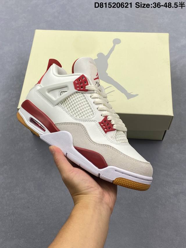 Corporate-level Nike Air Jordan 4 Retro Sp All-match Shock-absorbing, Non-slip,