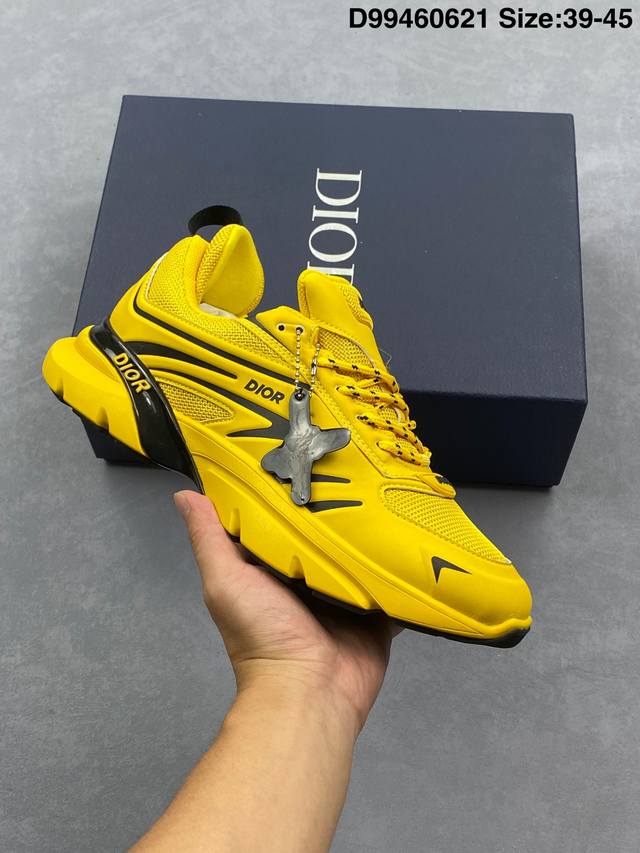 Dior And Lewis Hamilton B44 Blade Round Toe Lace-up Low-top Lifestyle Casual Sho