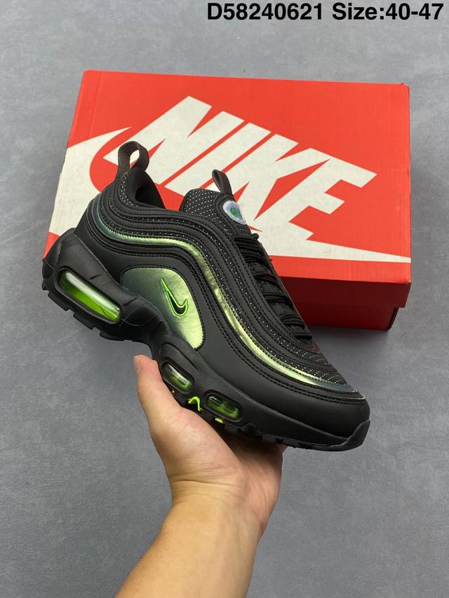 Division Street X Nike Air Max 95 97 Storm Pe Nike Max 95 97 Low-top Black and W