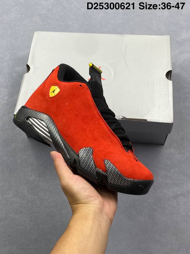 New Nike Nike authentic Air Jordan 14 Retro Jordan 14 generation Aj14 Ferrari is