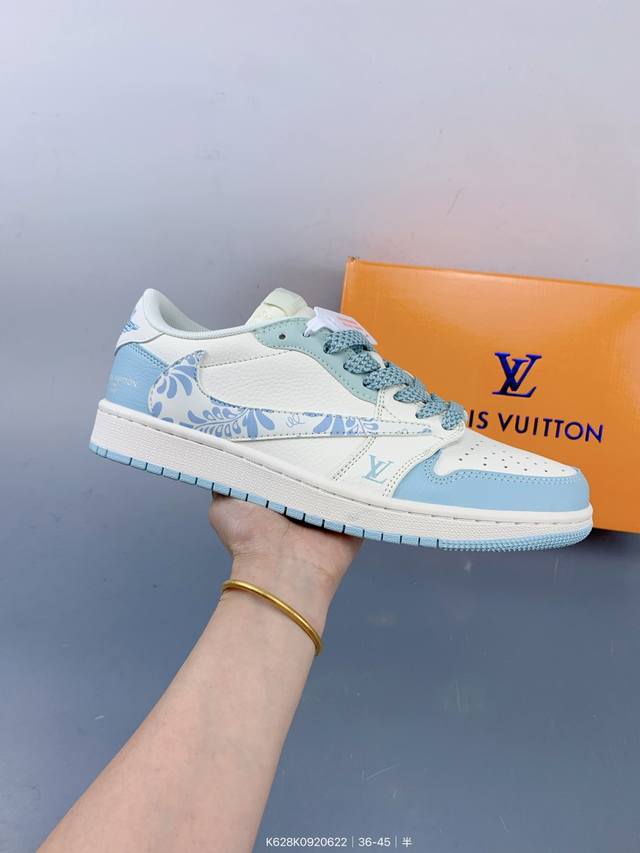 Travis Scott X Fragment Design X Jordan Air Jordan 1 Low Og Sp "Lv Joint Firewor