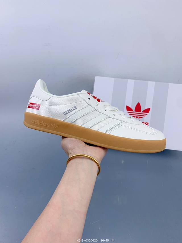 Adidas Dexun Shoes "Sup Joint-White Fabric" High-end Customized 3M Reflective Fa