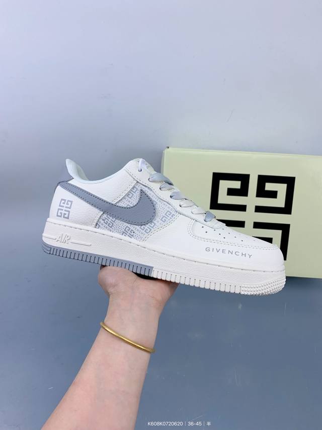 Corporate Nike Air Force 1 '07 Low "Givenchy Givenchy co-branded white and gray"