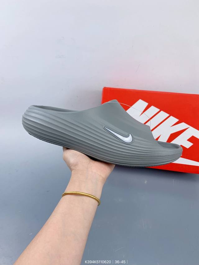 Corporate-level Reactx Rejuven8 Slide Simple and comfortable hole shoes Made of