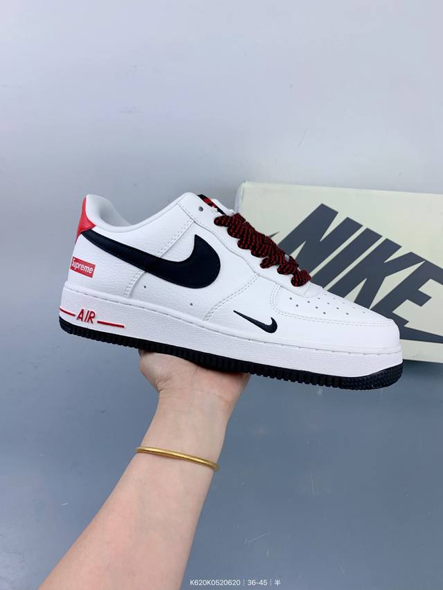 Supreme X Nk Air Force 1'07 Low Air Force One low-top casual sneakers#Customized