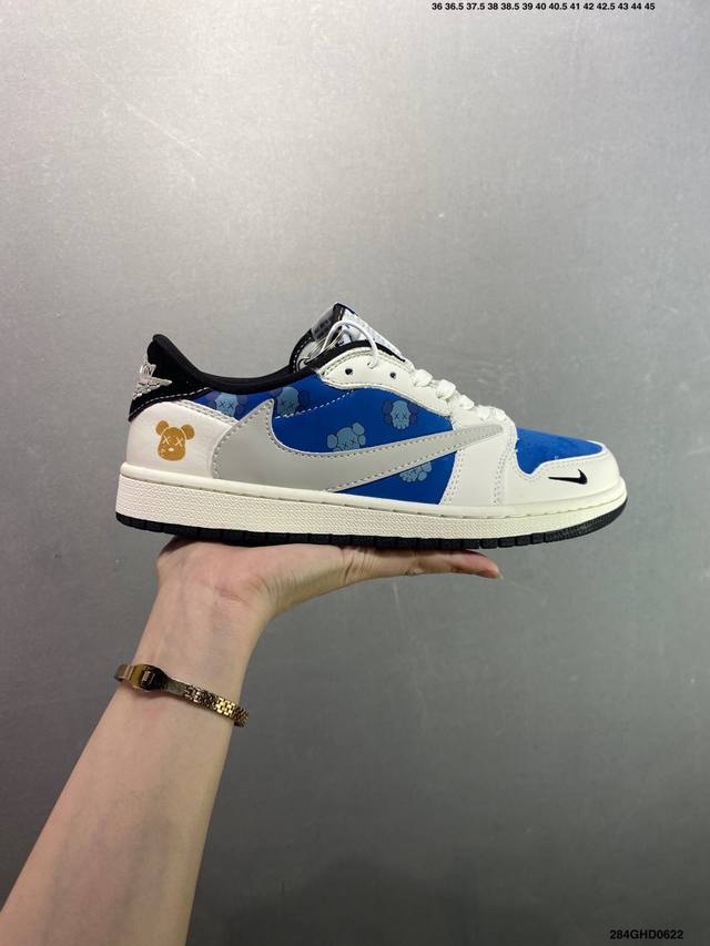 Corporate-level Nike Air Jordan 1 Low custom color Custom Aj joint-high-end cust