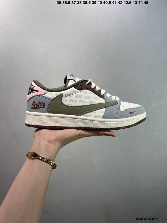 Corporate-level Aj1 Travis Scott x Air Jordan 1 "Reverse Mocha" Aj1 Joe 1 Ts Lig
