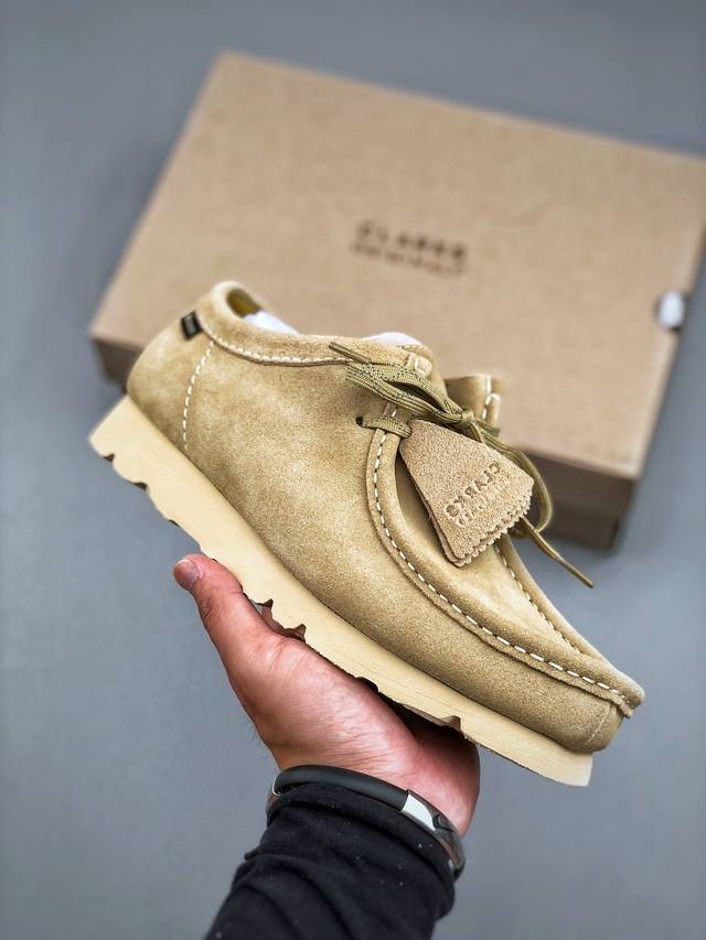 Clarks Originals Wallabee retro and comfortable casual kangaroo shoes for men a
