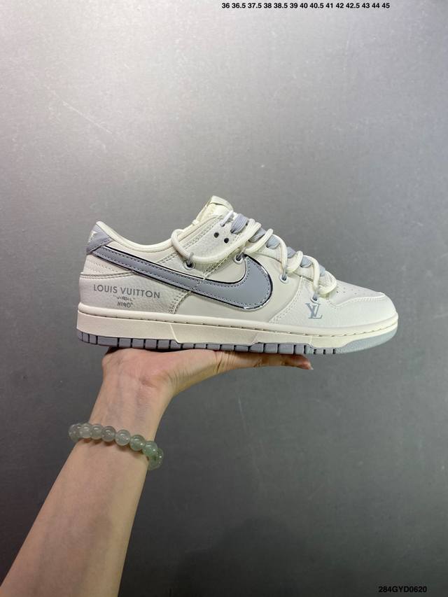 Corporate-level Nk Dunk Low Retro "Diy high-end customization" Deconstructed str