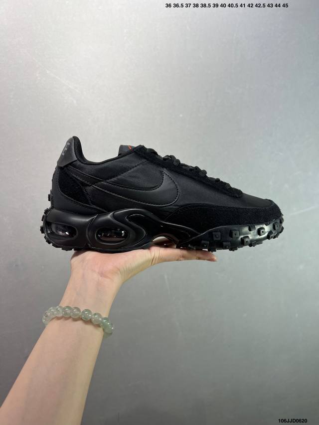 Nike Air Max Waffle Sp Action Green Casual Running Shoes Air Cushioning Sports S