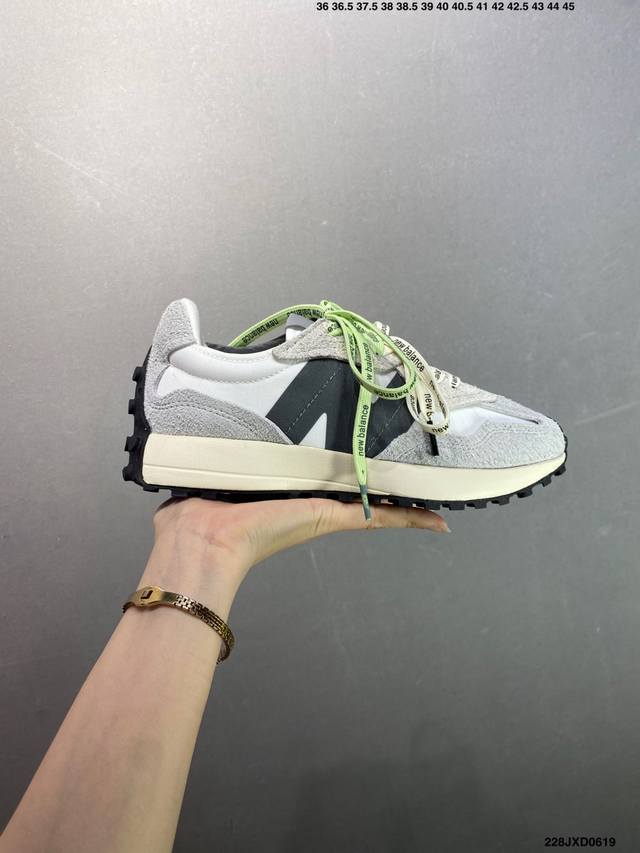 New Balance Nb327 series leather retro leisure sports jogging shoes Ws327Ra The