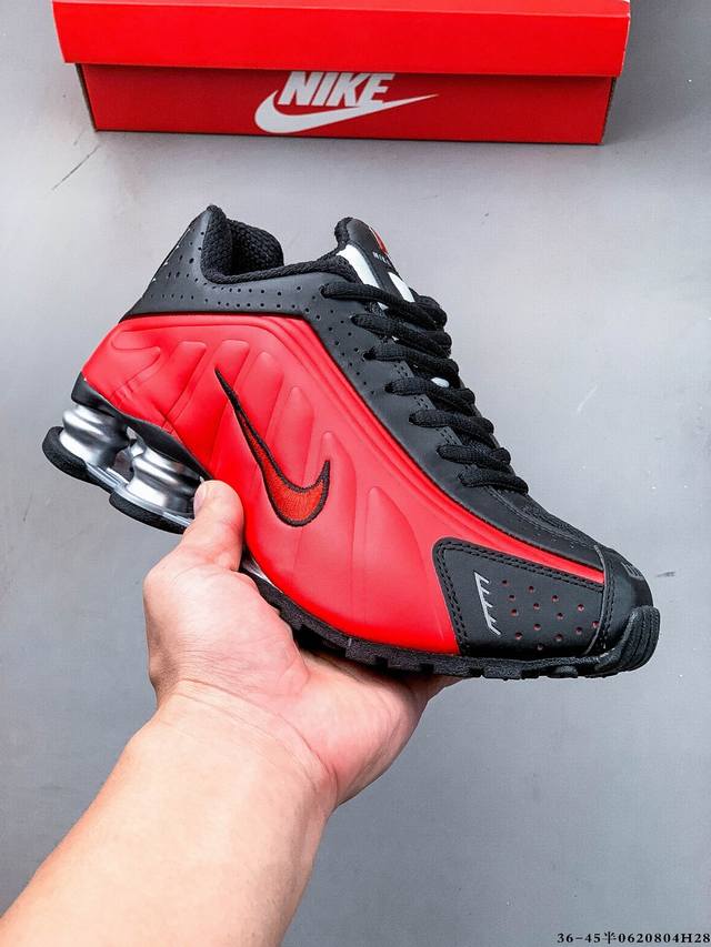 Corporate! Nike Shox R4 Series Nike Low-Top Sports Leisure Air Cushion Sneakers