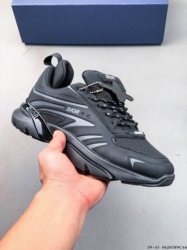 Dior's latest B44 Blade series couple's casual thick-soled sneakers running shoe