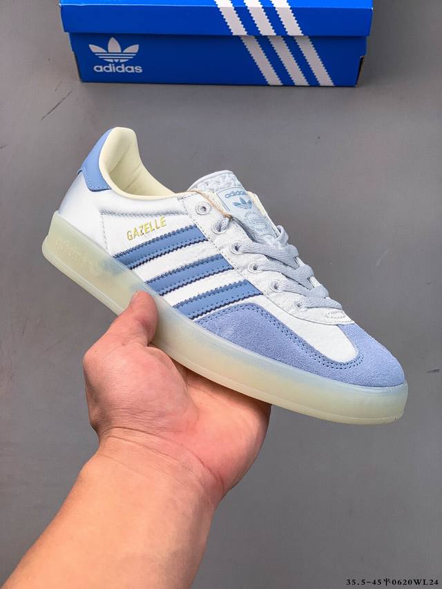 half size! Adidas Gazelle low-top retro versatile casual sports shoes 0620Wl24