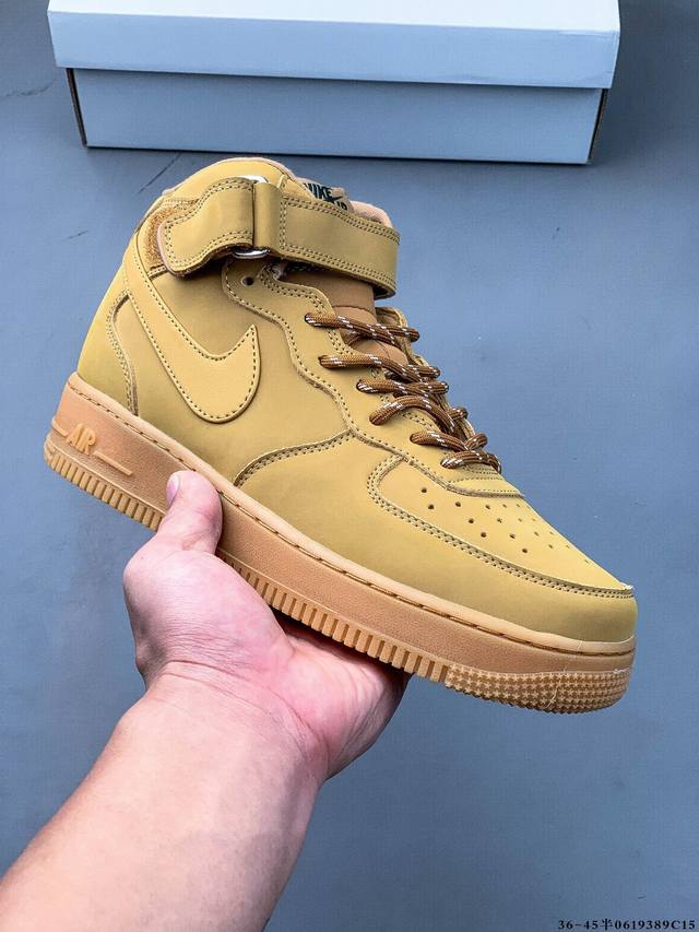 Company level! Nike Air Force 1 Mid Air Force One classic all-match casual sneak