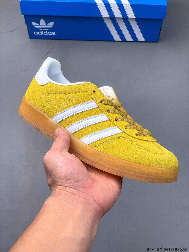 True half size! Adidas Gazelle low-top retro versatile casual sports shoes 06191