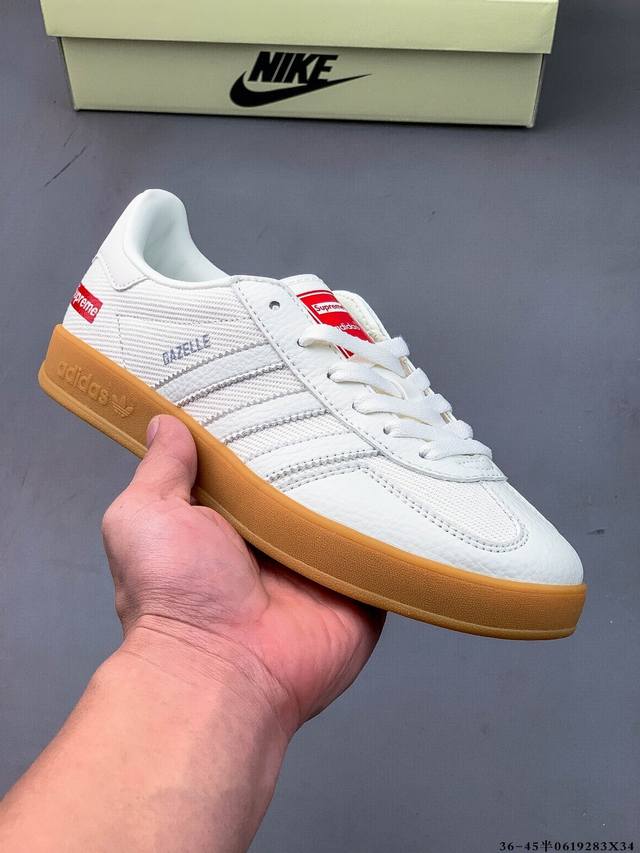 Adidas Originals Gazelle German training shoes, non-slip and wear-resistant low-