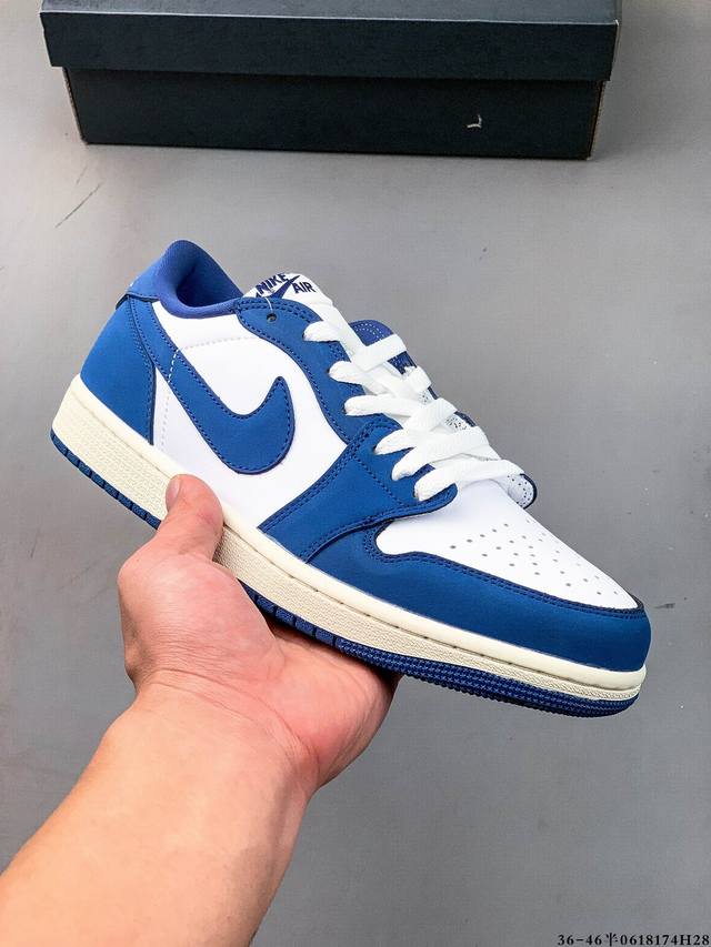 Company-level first-layer! Nike Air Jordan 1 Low Aj1 Jordan 1 low-top trendy spo
