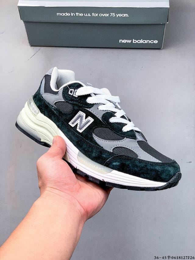 Nb New Balance Made In Usa M992 American-made pedigree series classic retro dadd