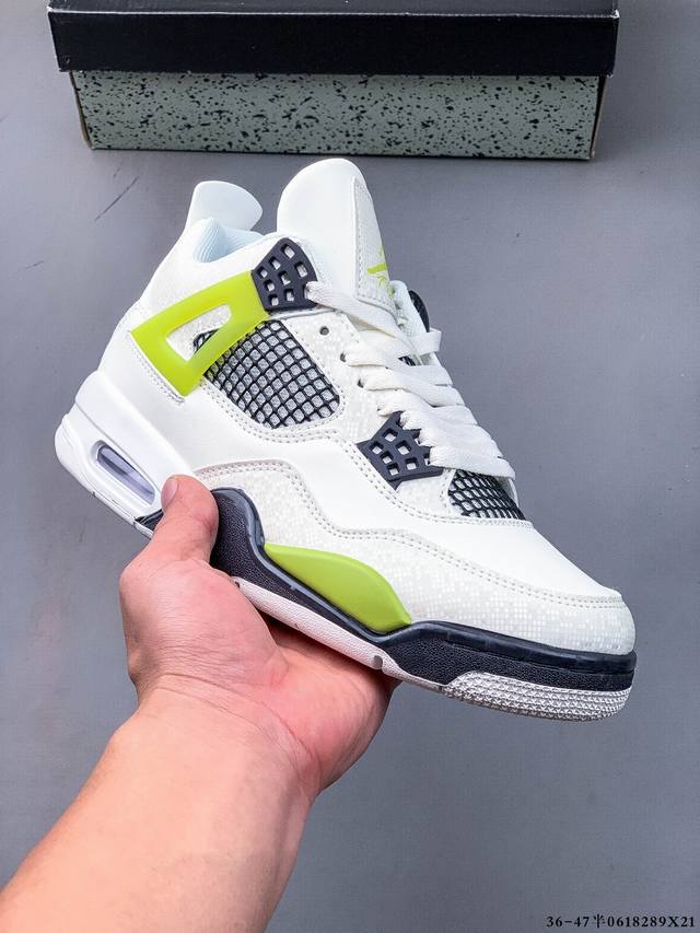 Air Jordan 4 Aj4 mid-top retro casual sports culture basketball shoes. The desig