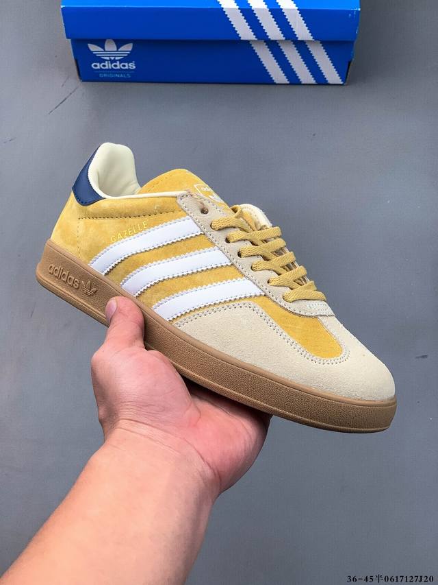 True half size! Adidas Gazelle low-top retro versatile casual sports shoes 06171