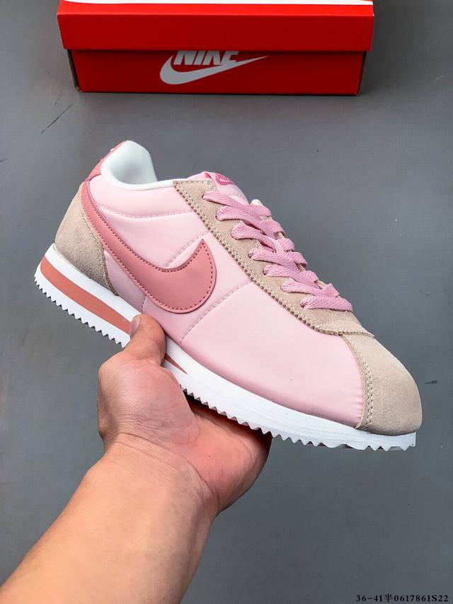 Company level! Nike Classic Cortez Nylon Forrest Gump Classic Casual Sports Shoe