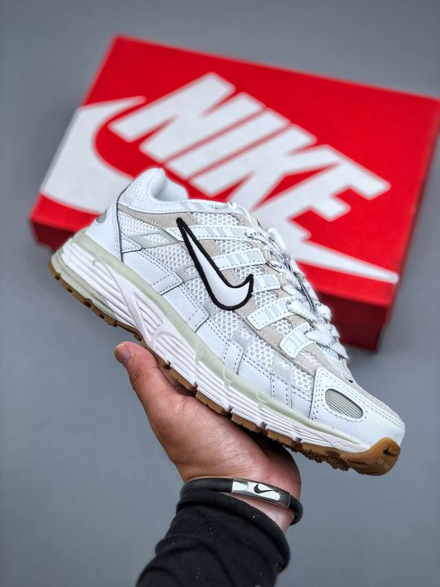 Nike P-6000 Initiator Running Nike Ins White Yellow Retro Casual Sports Daddy Sh