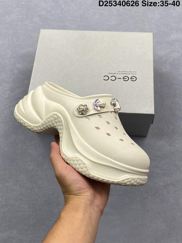 2025 Zhao Lusi, a new trendy shoe brand Ggcc Gg-Cc Lin Yun's same style 7Cm thic